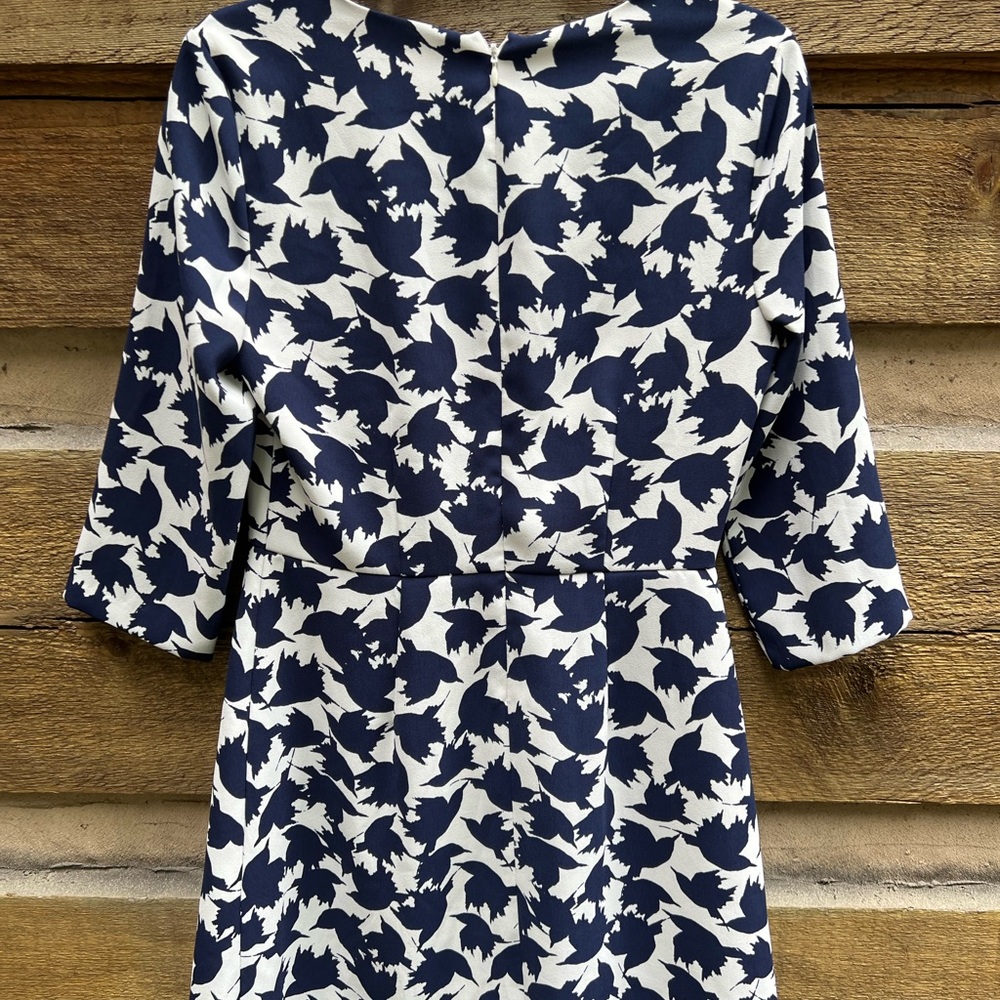 CECE By CYNTHIA STEFFE Navy and White Dress Women’s 6 - Picture 6 of 7
